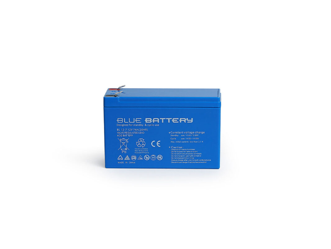 Blue Battery 12 Volt 7 Amper Bakımsız Kuru Akü Ups Aküsü - United Enerji
